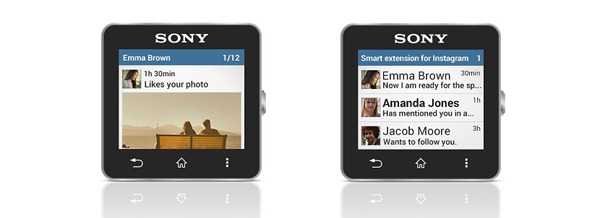 Sony publica la aplicación de Instagram para el reloj inteligente Sony SmartWatch 2