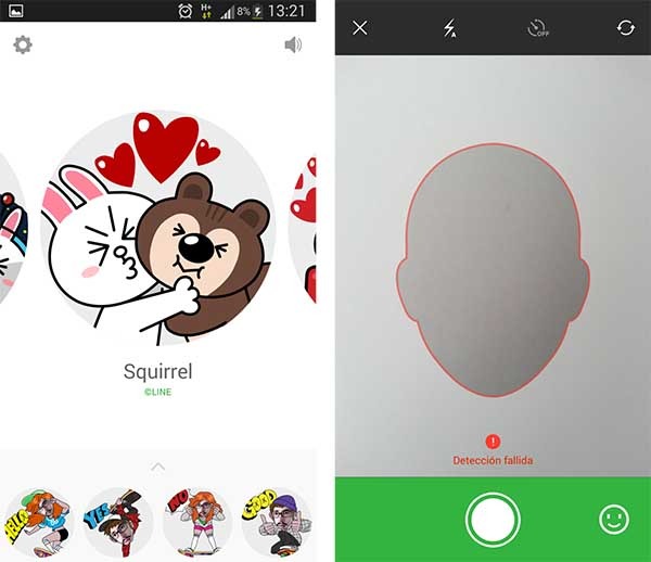 line selfie sticker android