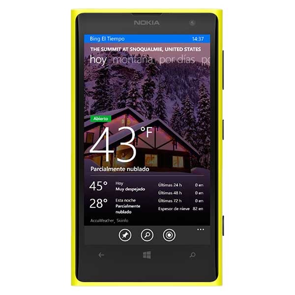 El Tiempo, conoce una detallada previsión desde tu Nokia Lumia