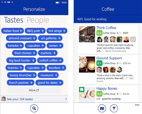 foursquare renovada windows phone