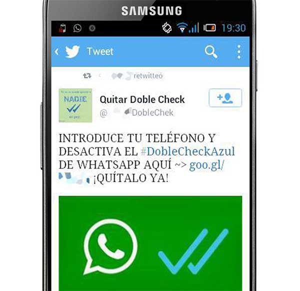 Un nuevo fraude se aprovecha del doble check azul de WhatsApp 1