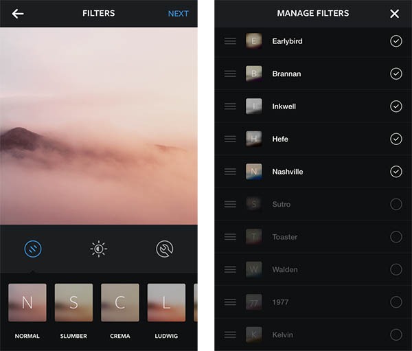 instagram 5 filtros nuevos