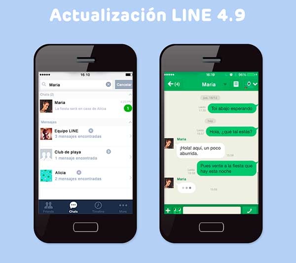 line buscar android