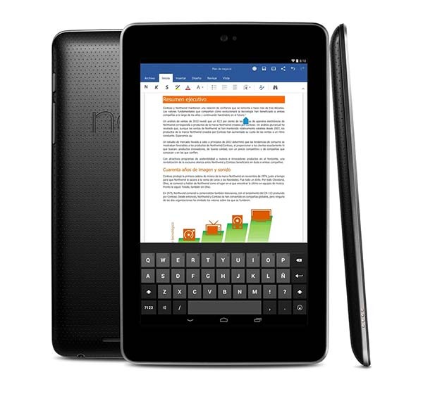 microsoft office tabletas android