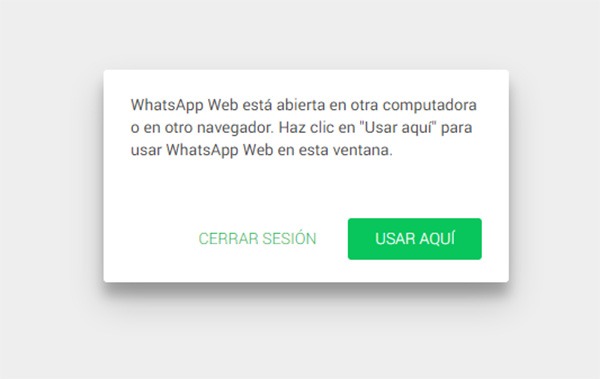 whatsapp web gestionar sesiones