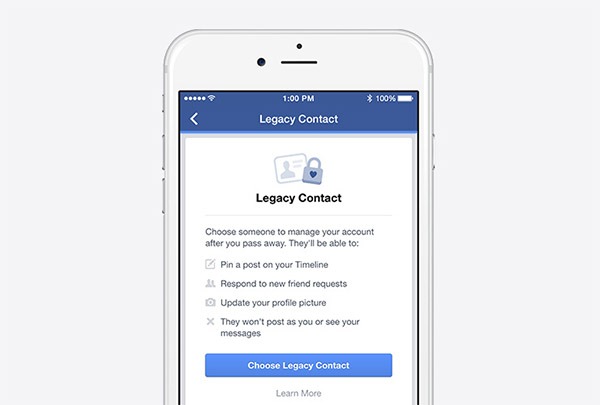 facebook legacy contact