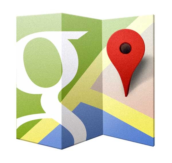 google maps colores transporte