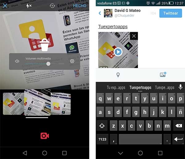 twitter editor de ví­deo
