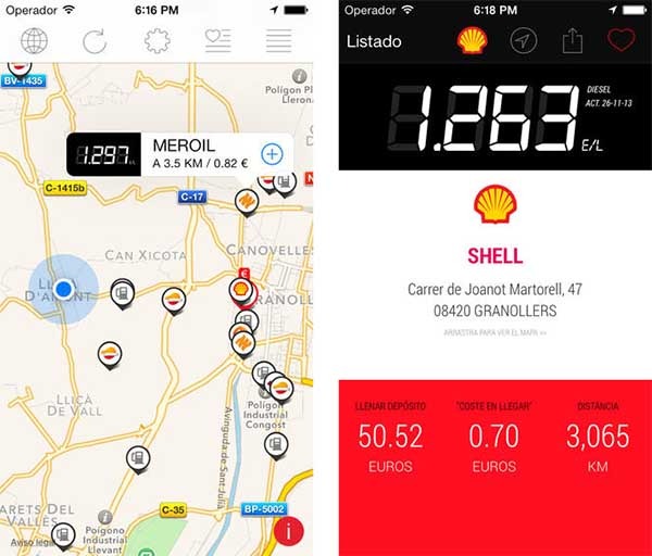 apps para ahorrar gasolina