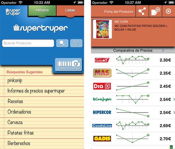 apps para ahorrar en el supermercado