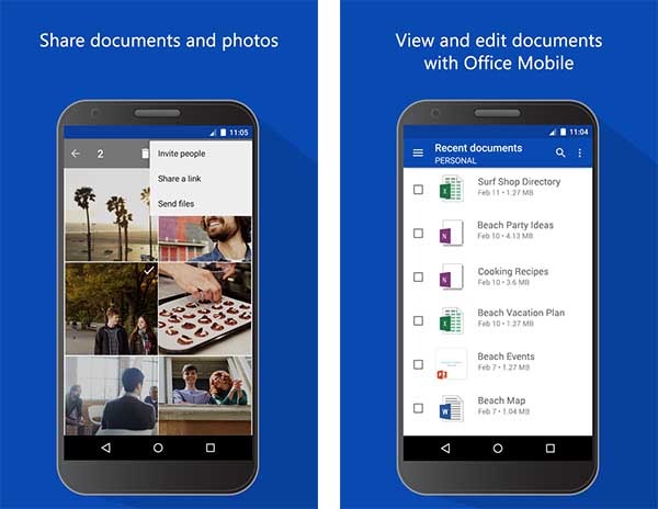 onedrive streaming android