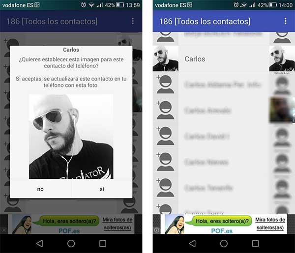 whatsapp foto contacto agenda