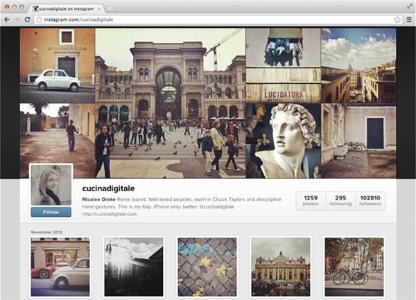 instagram web nuevo diseño