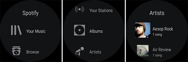 spotify android wear