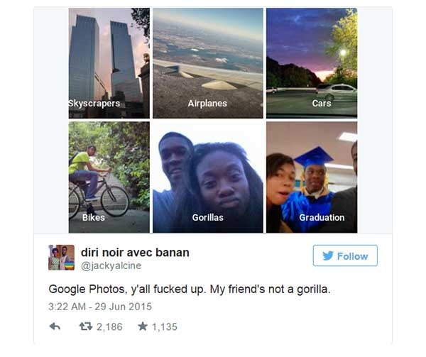 google fotos racismo