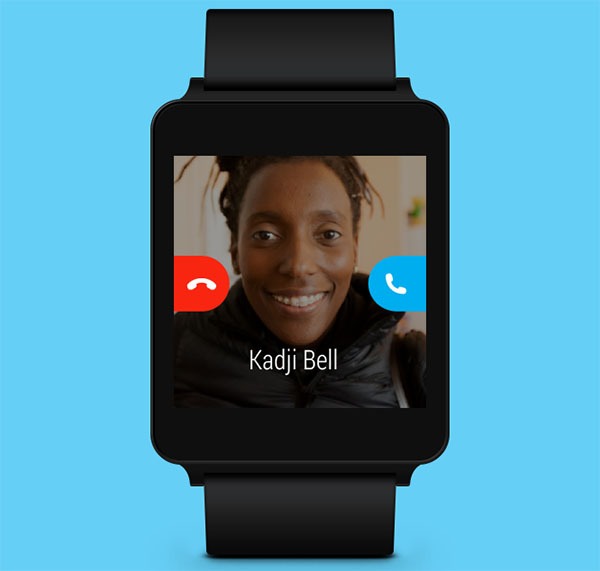 skype android wear