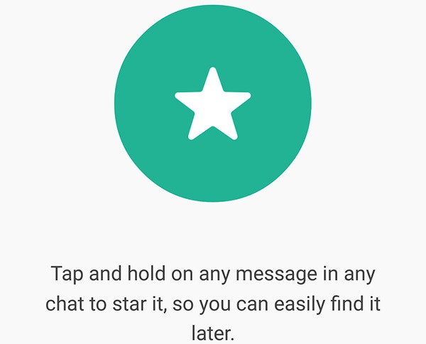 WhatsApp mensajes favoritos