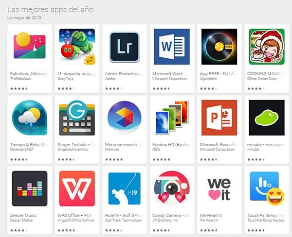 mejores apps google 2015