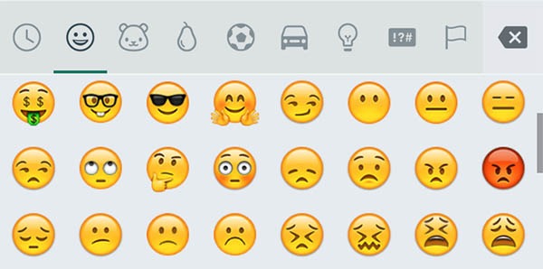 whatsapp emoticono emoji