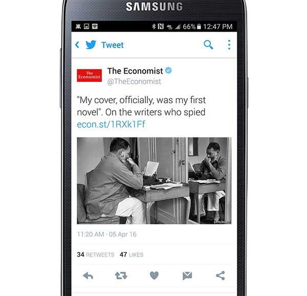 twitter nuevo botón