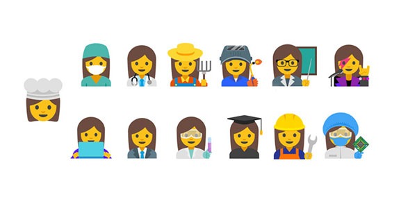 emoticonos emoji mujeres