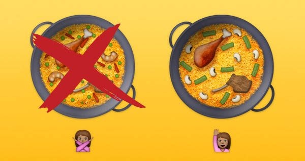 paella emoji ya está aquí­