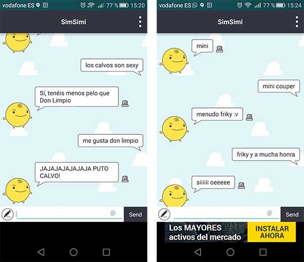 simsimi insultos