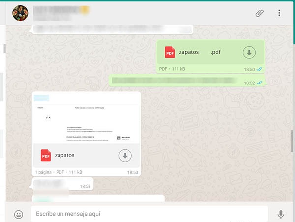 whatsapp web docunento