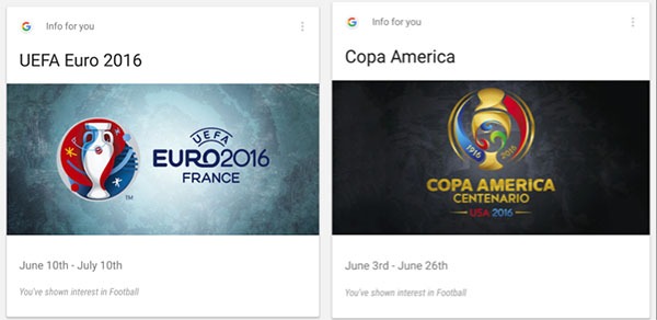 google now eurocopa 2016