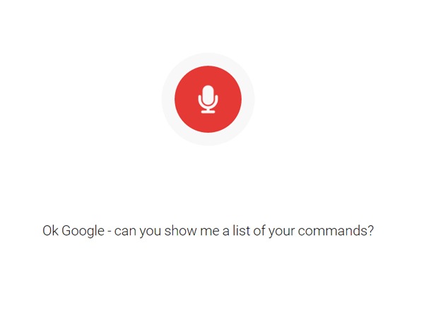 google now comandos