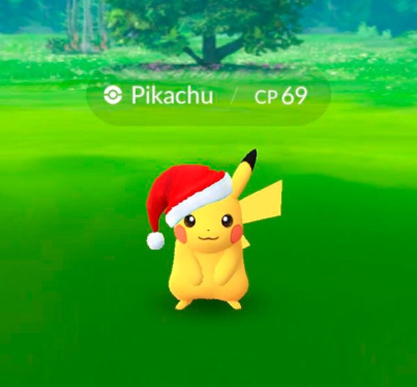 Pika Noel Pokémon GO