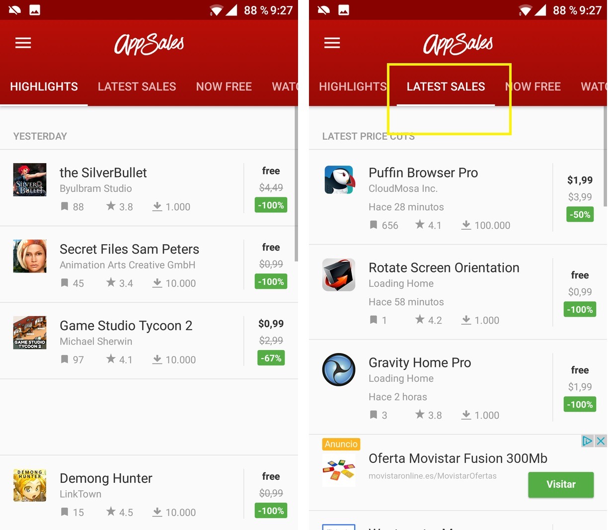 Cómo saber qué aplicaciones están en oferta en la Play Store ...