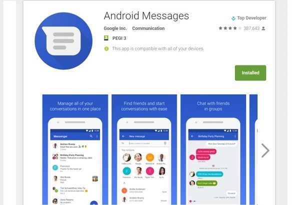 android messages app