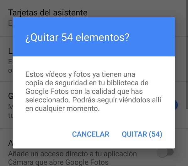 Como ahorrar espacio en Android con Google Fotos 1