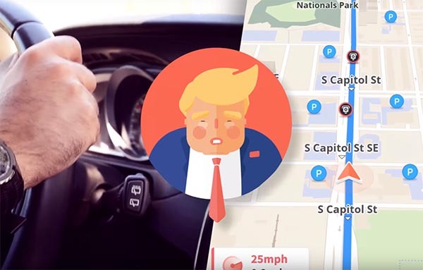 Cómo usar la voz de Donald Trump como GPS