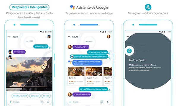 Google Allo caracterí­sticas