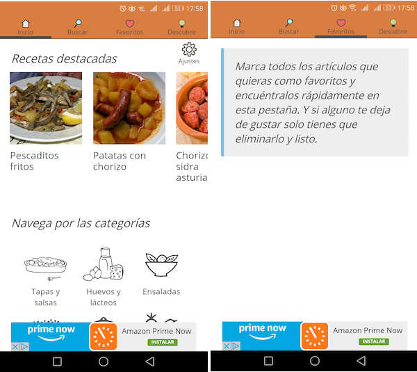 app recetas españolas