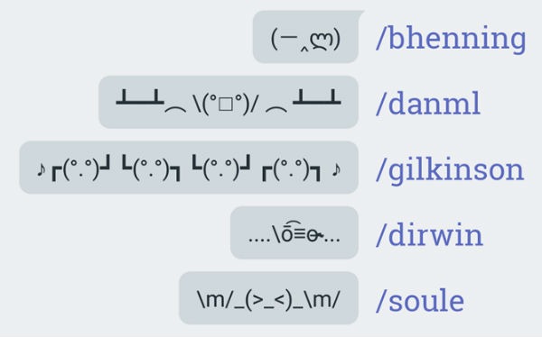 Hangouts emotes