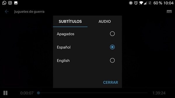 subtitulos y audio hbo
