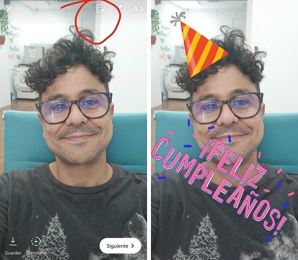 feliz cumpleaños instagram stories