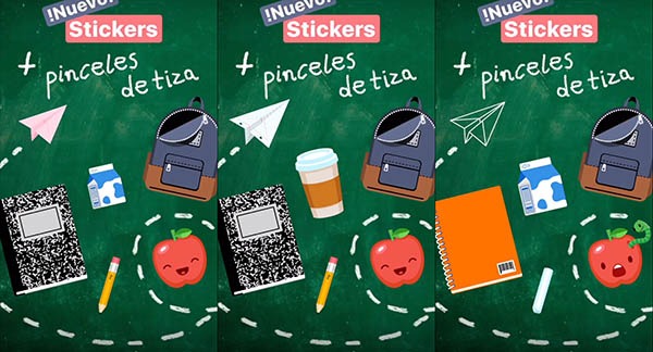 Instagram Stories nuevos stickers y pincel para la vuelta al cole