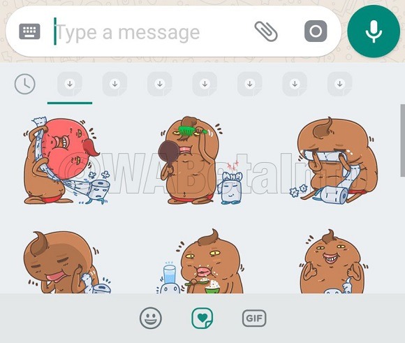Así son los stickers animados de WhatsApp en Android 1