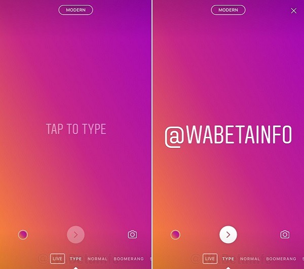 Pronto podrás crear Instagram Stories solo con texto y color