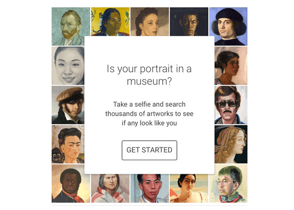 Google ahora te muestra en qué cuadros aparece tu cara con un selfie