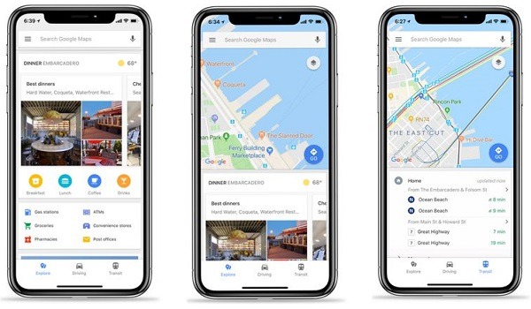 Novedades de Google Maps para iOS