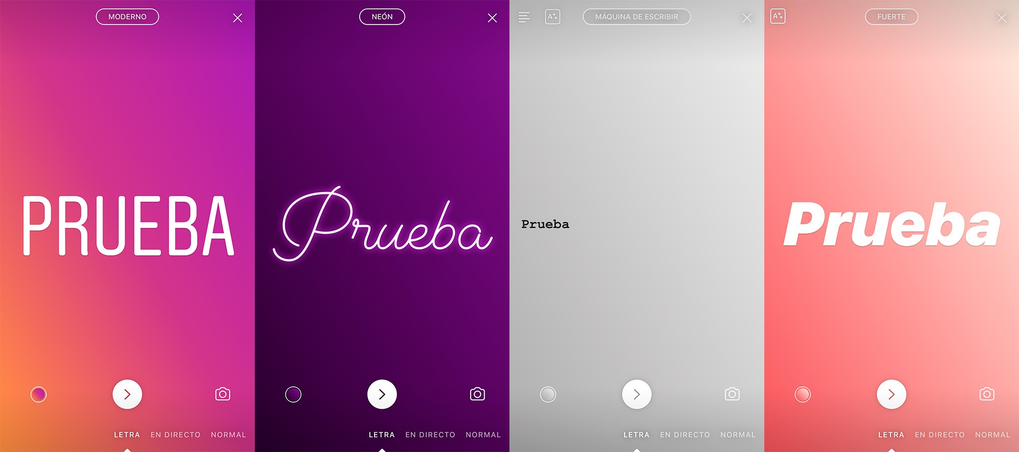 Cómo usar tipografías llamativas en Instagram Stories