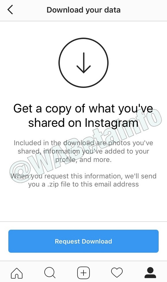 Descarga datos Instagram