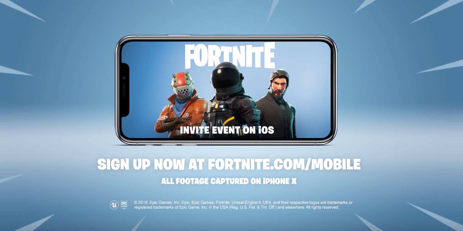 Así luce Fortnite en iPhone en su primer tráiler
