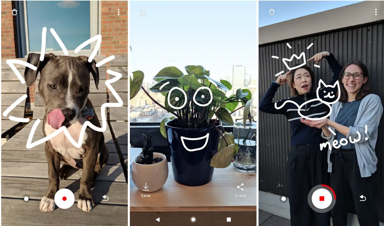 Just a Line, una app de Google para dibujar en el aire en Realidad Aumentada
