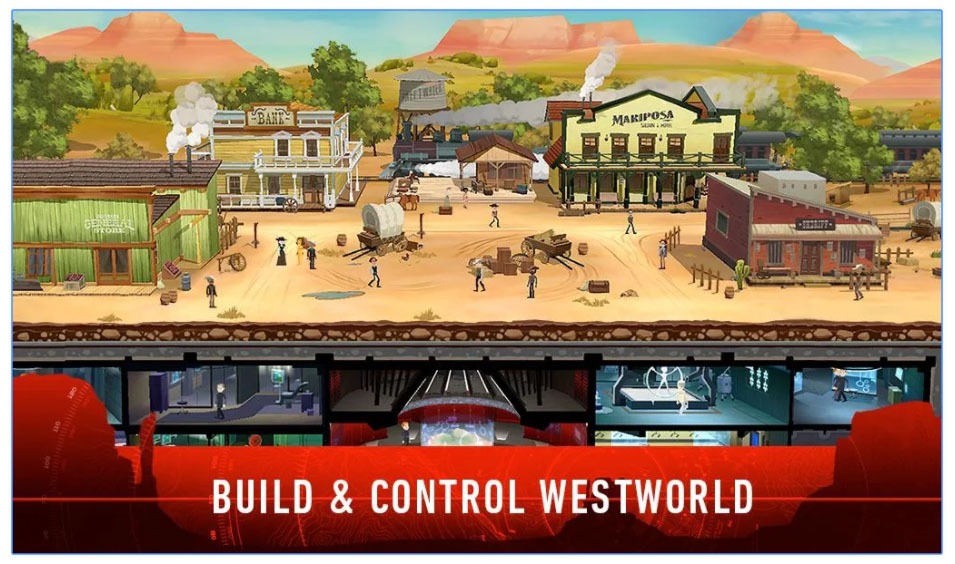 Crea tu propio mundo de Westworld desde el móvil 2 westworld